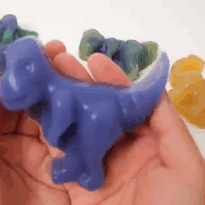 Dinosaur Stimboard With A Pink And Purple Theme