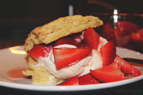 Rustic Strawberry Shortcake A beautiful dessert that comes together in less than 30 minutes. Ingredi