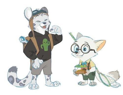 underguo:ZOOTOPIA Nick&Judy and original characters(little fox is mine)Hnnng <333
