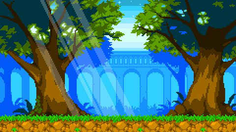 Justin Cyr on Tumblr: 8bit Forest
