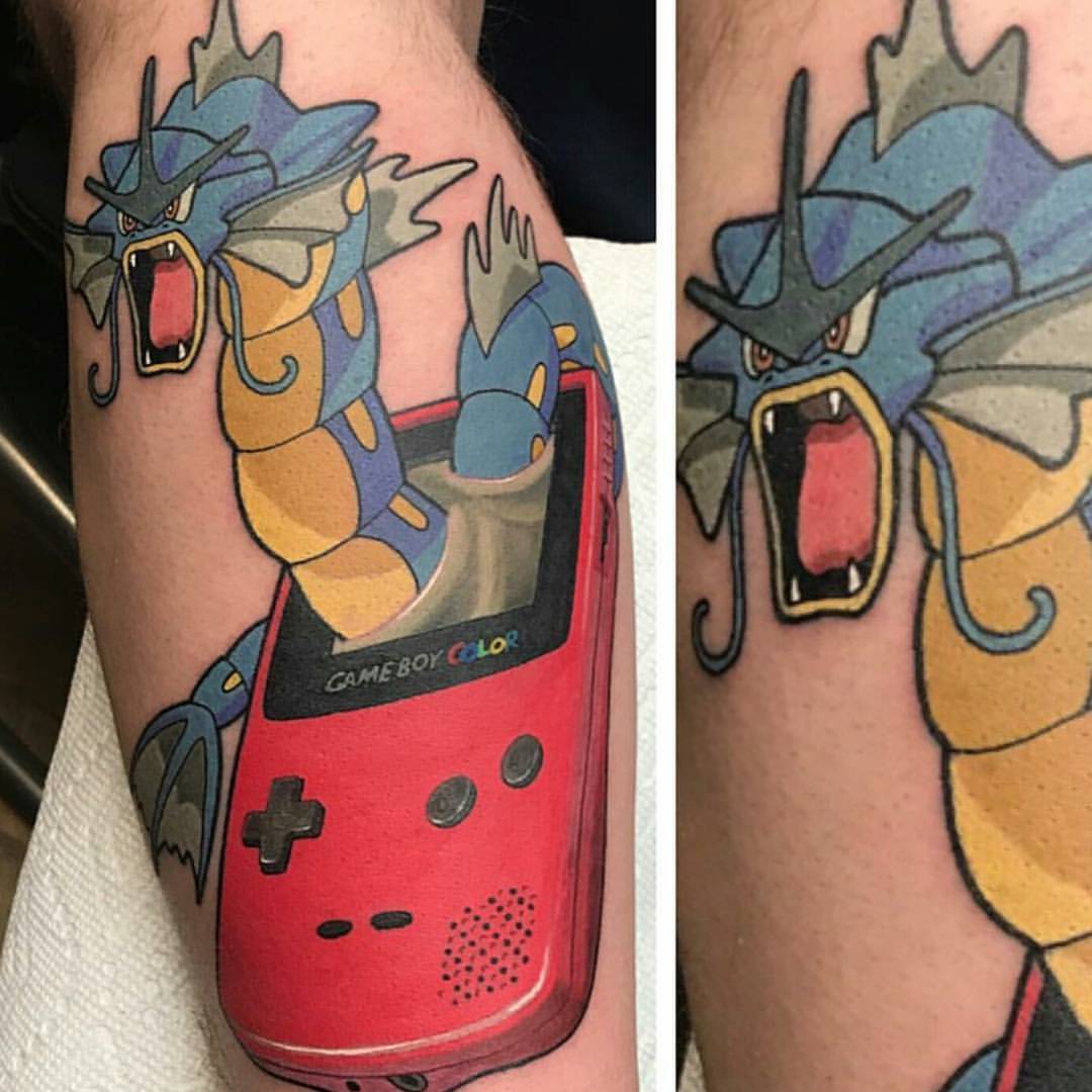 Who's that pokemon?! #pokemon #gengar #tattoo #gameboy #animetattoo #M... |  TikTok