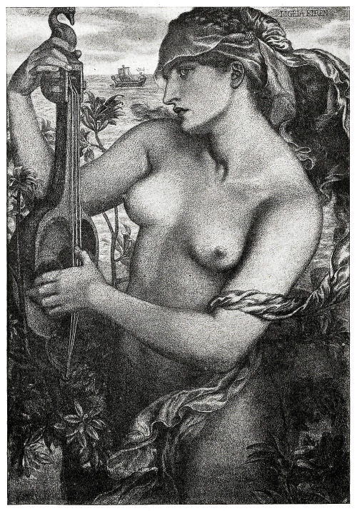 Dante Gabriel Rossetti (1828-1882), &lsquo;Ligeia Siren&rsquo; , &ldquo;The Studio&r