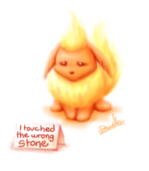 art-of-velle - Eevee touched the wrong stone and got turned into...