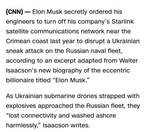 Musk Too Stupid To Realise He's Admitting To Being A War Criminal.
