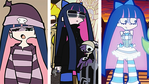 boxer-anarchy:  Stocking’s Outfits (3/3)
