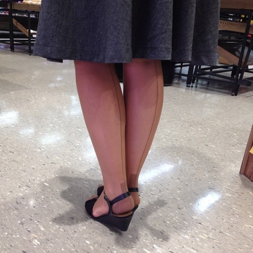 the-nylon-swish: Stockings spotted in woolworths… Mine! #stockings #vintagenylons #nylonstockings #n