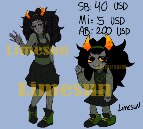 limesun:      Fantroll auction!I’m selling designs of old fantroll characters, this is the first one