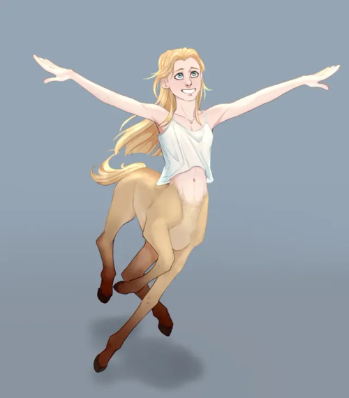 Katerina, An Abandoned Centaur Cub Who Faced The Harshness Of The World At Too Young An Age. She Was