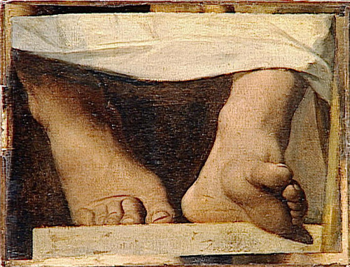 theartofhannibal:54. Hannibal 2x05 ‘Mukozuke’vs.‘Study for the Apotheosis of Homer, Homer’s Feet‘, 1