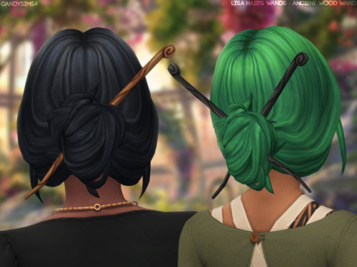 candysims4:LISA’S WANDSTHESE WANDS ACCESSORIES ARE MADE FOR USE WITH MY “LISA HAIR”, IN OTHER HAIRS 