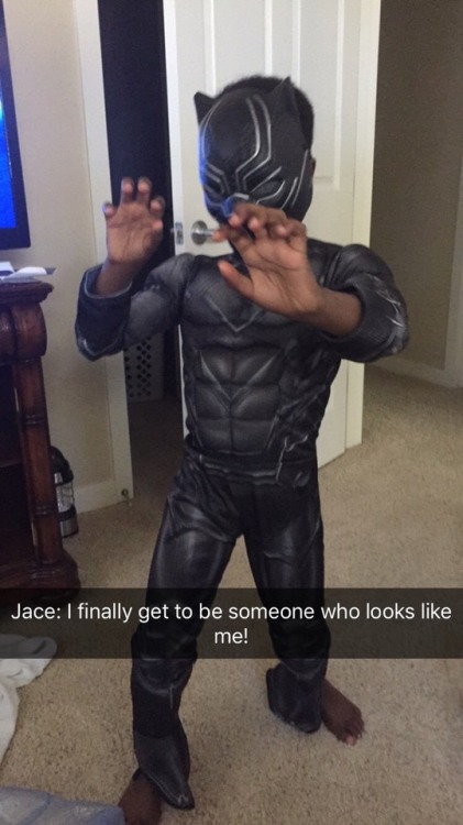 poetic-orthodox - I bought my baby brother a Black Panther costume...