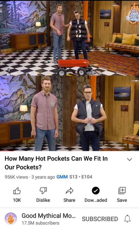 thatsridicarus:This was based off of the hot pockets in pockets episode but Link’s quote with Rhett 