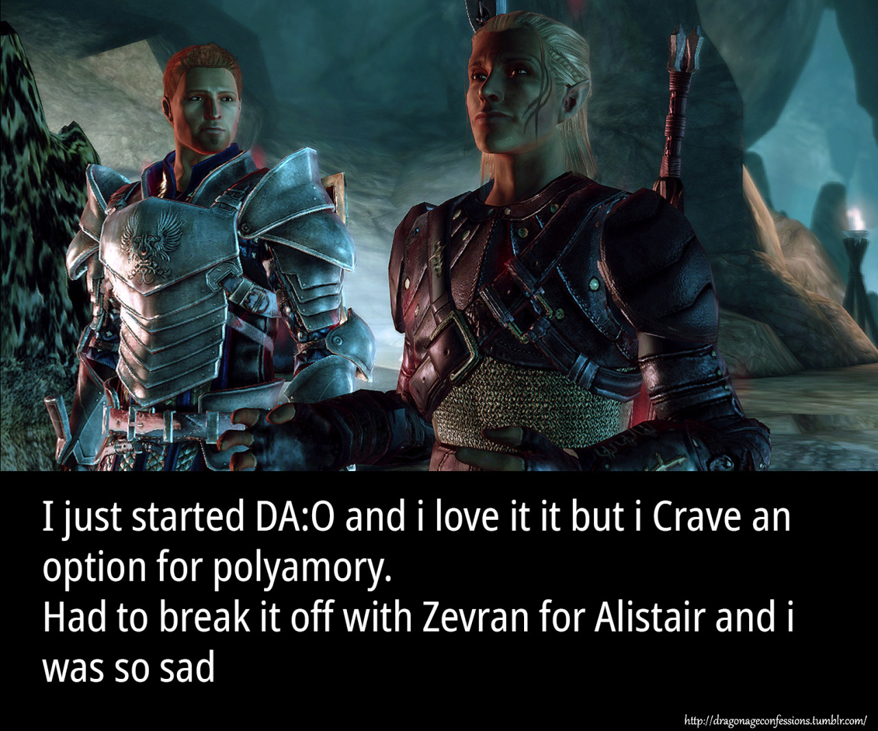 Dragon Age Confessions — Confession: Is it just me, or do the