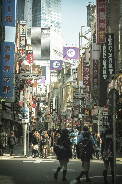 hiroshiokuda:Shibuya by Hiroshi Okuda