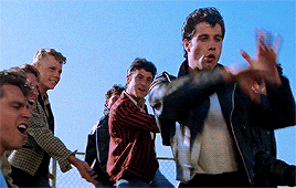 filmgifs:That’s cool baby, you know how it is, rockin’ and rollin’ and what not.Grease (1978) dir. R