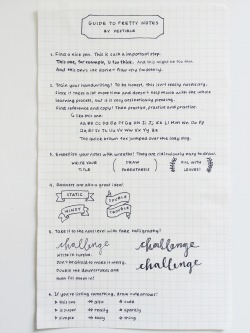 vestiblr:  I always get messages of people asking for handwriting reference and advice for cute notes, so I decided to make a nice post with some tips!  a post of the pens i use (here i was using the 0.1 unipin fineliner) handwriting inspo: laevateinx,