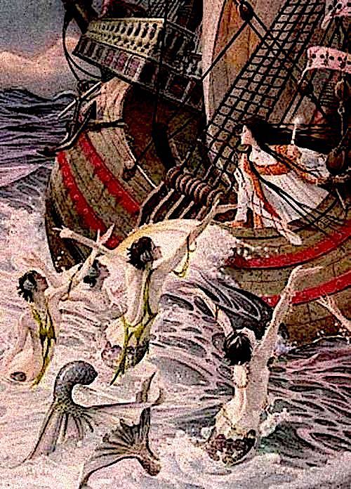mermaidenkay:“The Little Mermaid” written by Hans Christian Andersen, illustrated here by American a