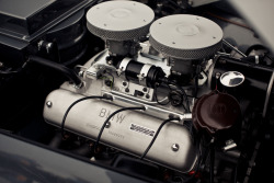 rhubarbes:  Classic BMW engine during the