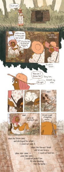 ironwoman359:reimenaashelyee:My adaptation of the God of Arepo short story, which