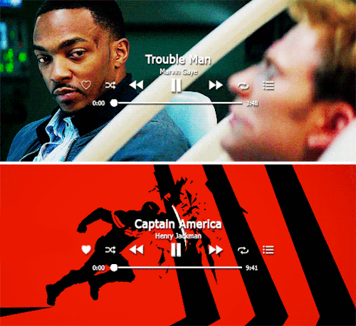 bucki-barnes-moved:captain america trilogy soundtrack ★ Captain America: The Winter Soldier (2014)↳ 