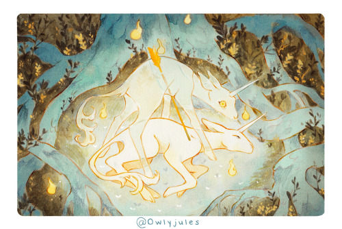 Wisptober Day 5 - Resting (Place)&ldquo;Glowing like moonlight, between the winding roots of a tall 