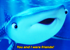 quitethefreak:  yourhighnessisspeaking:  kitten-saurusrex:  adeles:  Can you help me? | Finding Dory (2016)  DORY HAD A WHALE FRIEND OMG OMG OMG  Thats why she could speak whale!!!!!!!  Omggggggg 