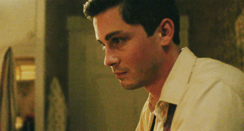 logan lerman in shirley (2020), dir. josephine decker