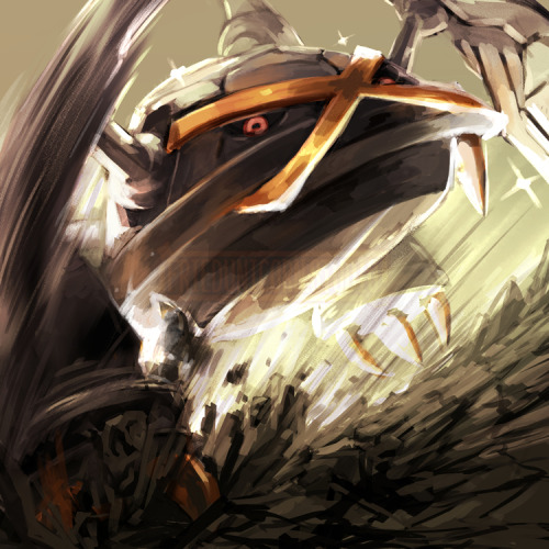 friedunicornstudio: Today’s Speedpaint: A shiny Metagross using Meteor Mash.