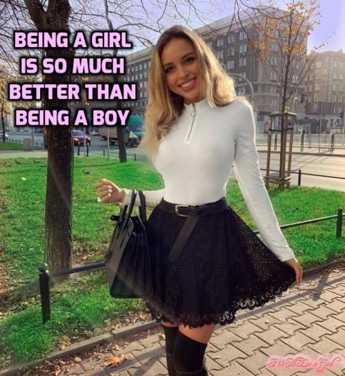 jenni-sissy: wanttobeawomen:Yes and you can wear anything you want toYes, 100% agreed