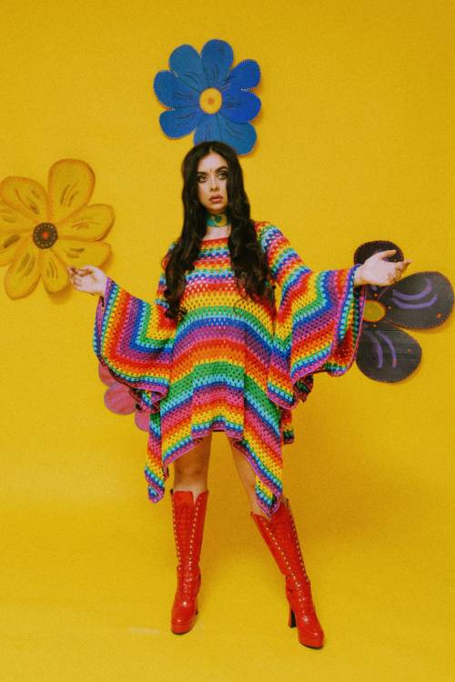 Crochet Rainbow Dress from FantasiaSuperstar