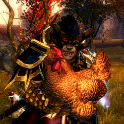 thecharmingcharr:Quality cuddle time with my Giant Chicken! :3