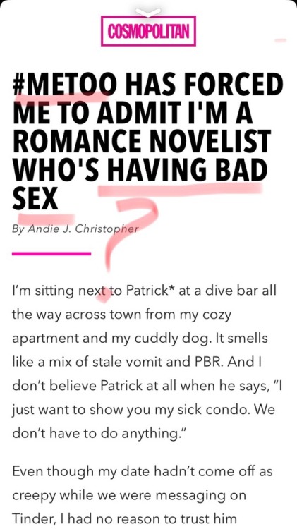 djpaulyd:i need names of whoever let this piece of shit cosmopolitan article get published with this
