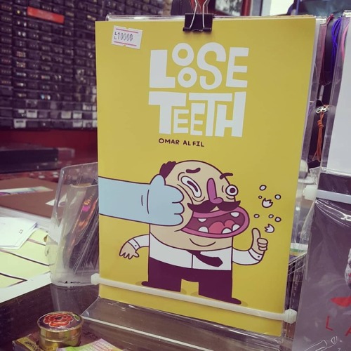  First point of sale confirmed! You can now grab a copy of my mini comic “Loose Teeth” f