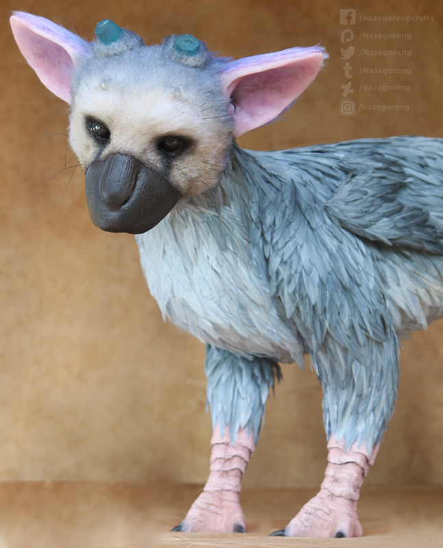 nazegoreng: Trico: The Last Guardian - Handmade art doll  Wow, I never thought I’d