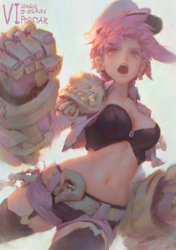 League-Of-Legends-Sexy-Girls:  Vi 