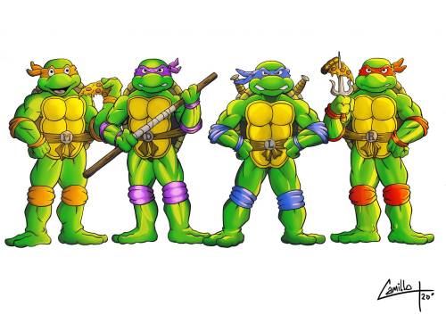vedonero:Ninja Turtles by Camillo Art