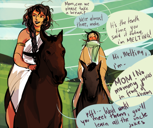 tosquinha:Road to Gondolin - Aredhel is the queen of mom jokes while Maeglin is just “are we t