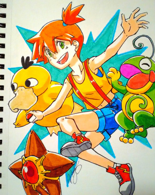 kaguras-art:Just felt like drawing misty again