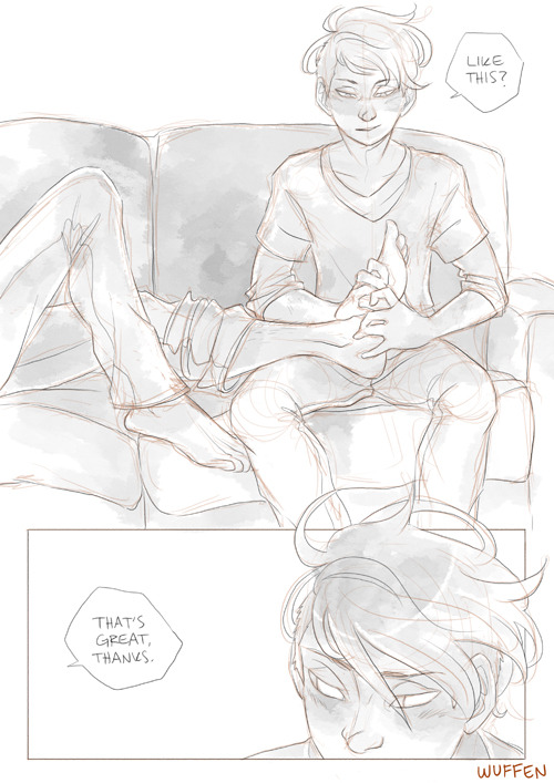 foot massage as suggested by anon the best thing about ocs is that if i want matias to be physically unable to touch anders without ending up with his mouth on anders’ body i can do that and nobody can tell me no