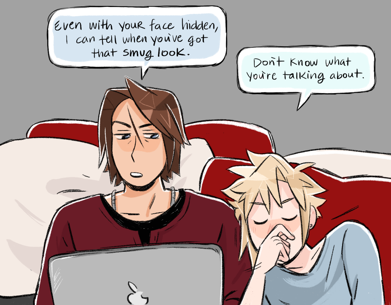 liverpepper:  Cloud: Only an idiot would pretend like he isn’t sick even if he’s