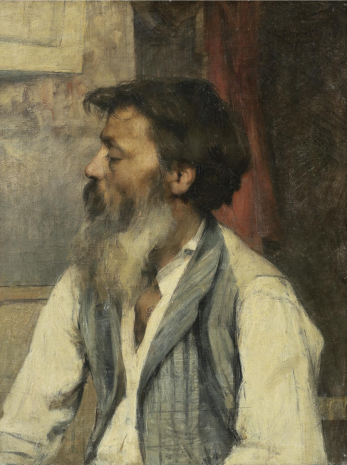 Léon-Augustin Lhermitte (1844-1925)Portrait of a man1881