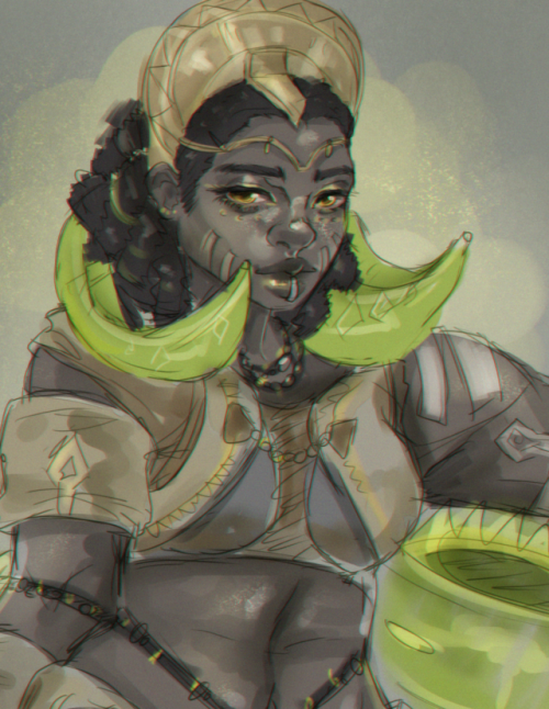 lazymile:I drew a Human orisa ( gijinka I guess?) just ‘cause I love her!Sketch ♥ ! Commission Info   ♥   