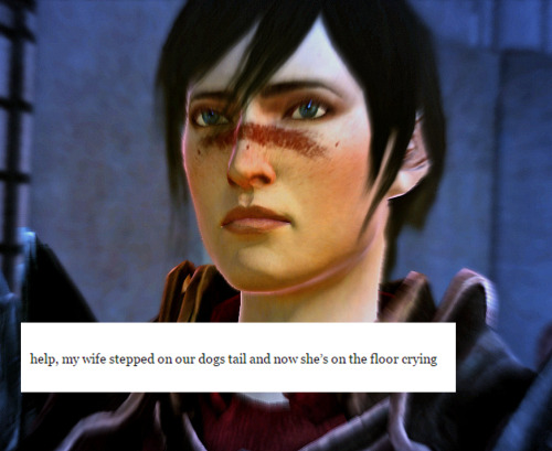 jewishzevran:@help-mywife + dragon age 2 wlw love interests/player charactersscreencaps by @dailypic