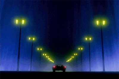 90s Anime Aesthetic - [blue]