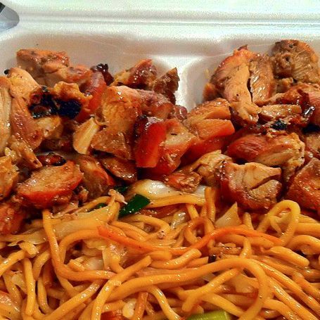 everybody-loves-to-eat:  requested photoset: bourbon chicken 