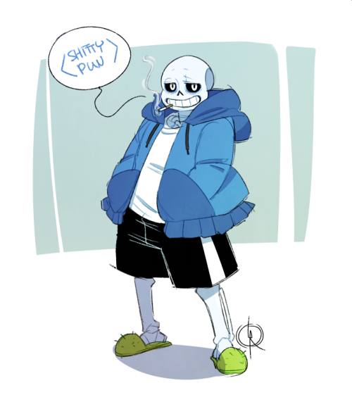 leeffi: Ngl i really do miss drawing this dumb skeleton Hi-res ver, and progress gif are available e