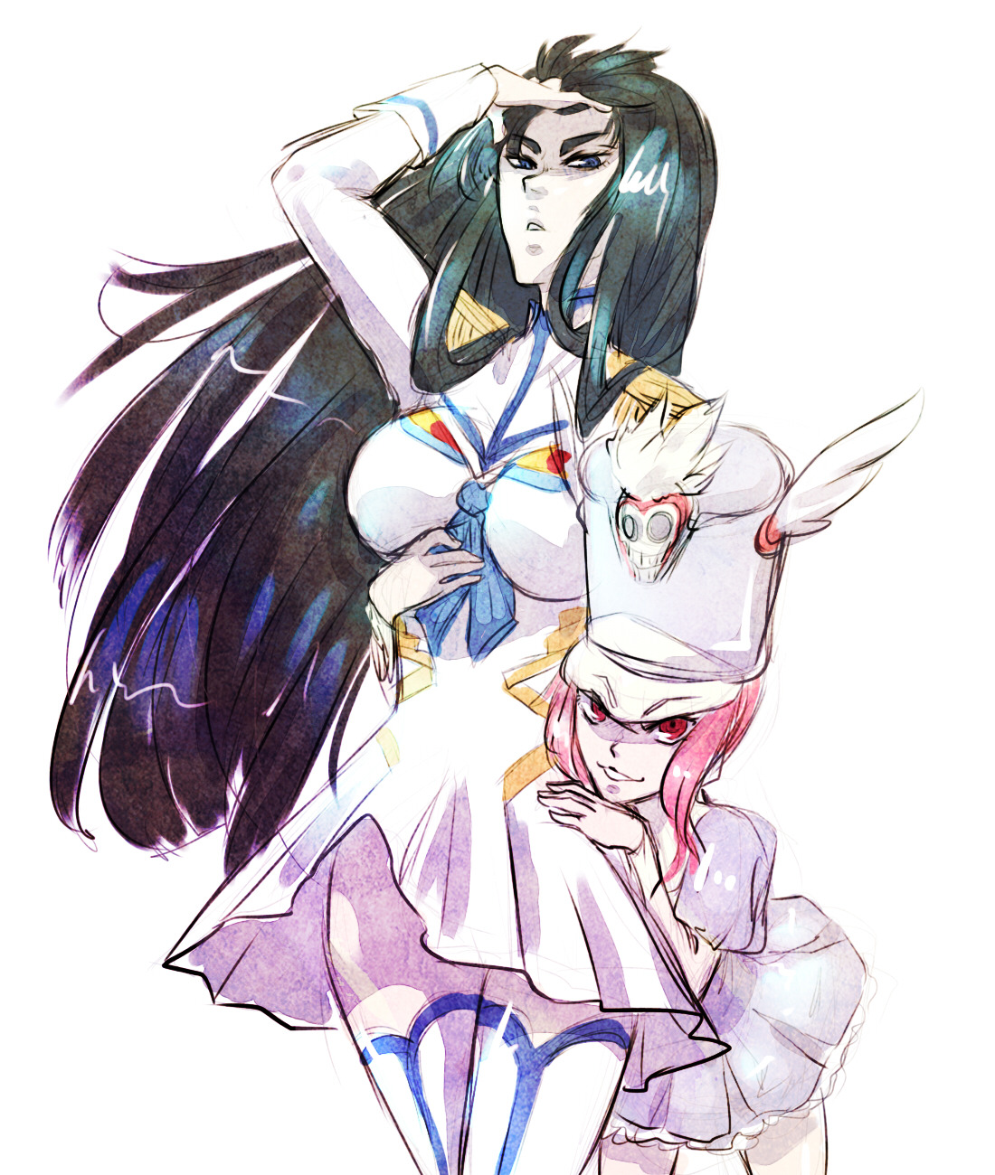 jellyenvy:  satsuki does not need realistic boobphysics. gues who used too many effects