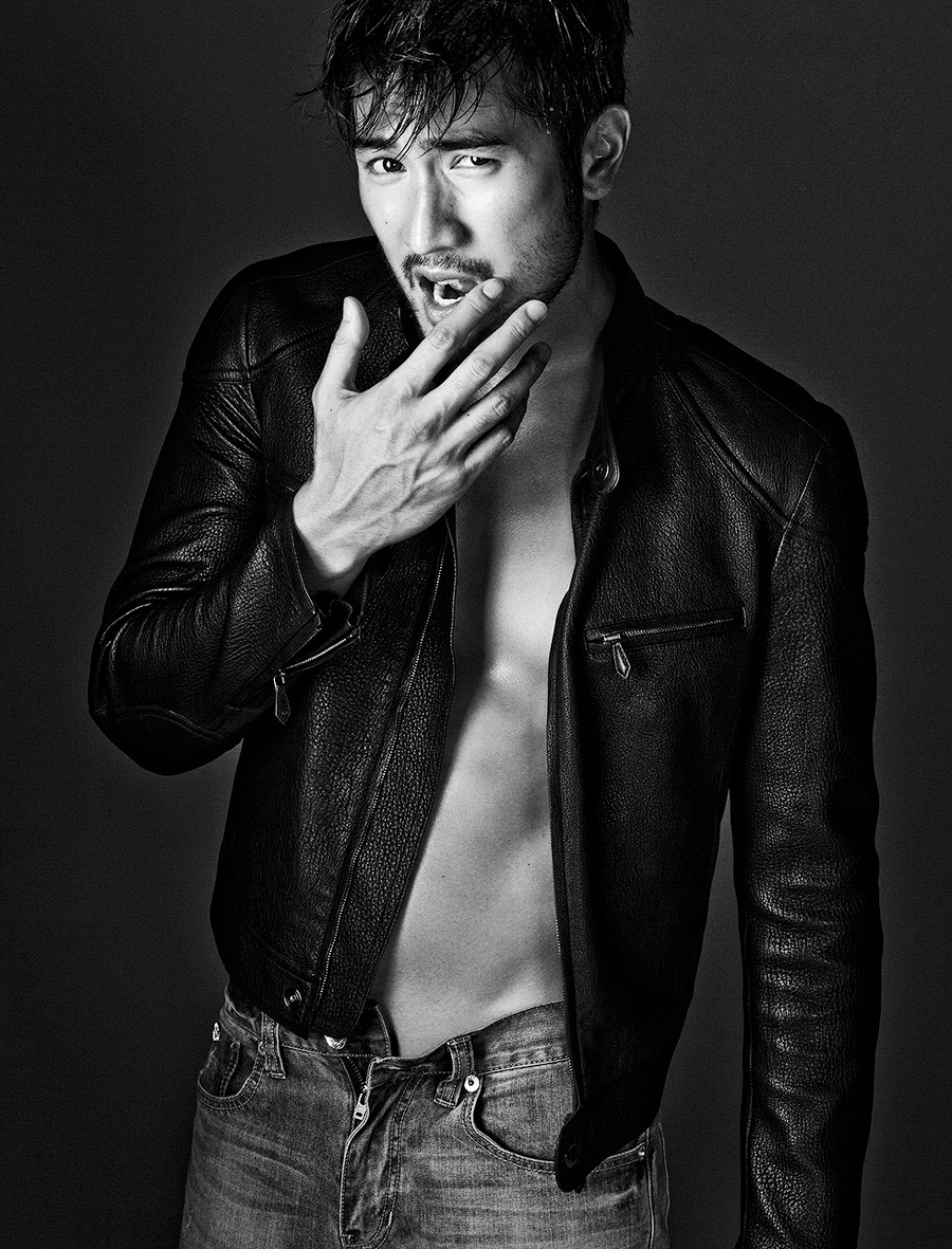 high-fructose-lesbianism:Godfrey Gao for Elle Men China (2016)