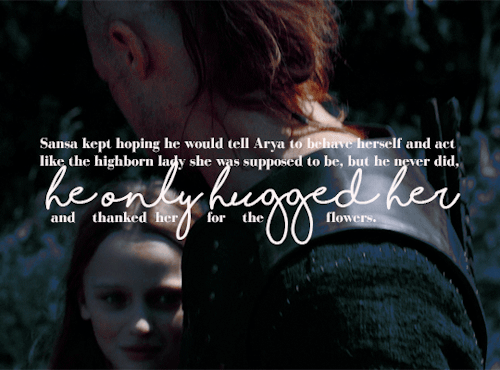 ARYA STARK MONTH - Day 22: Soft Moments