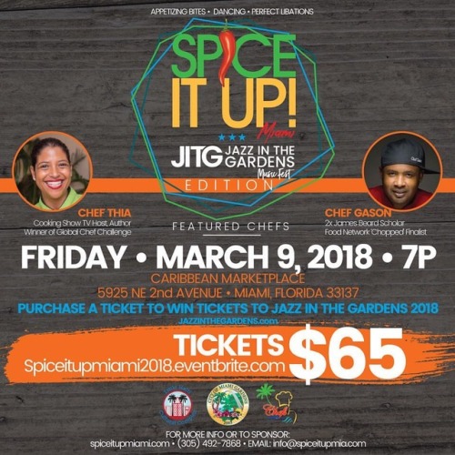 They’re spicing up the month of March with #SpiceItUpMiamiatJITG,a new partnership &amp; cool event 